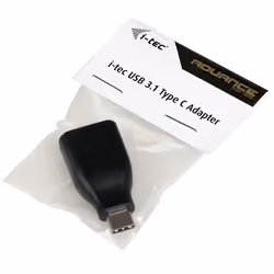 i-tec U31TYPEC adattatore per inversione del genere dei cavi USB 3.1 Type-C USB 3.0 Type-A Nero - Vista aggiuntiva 5