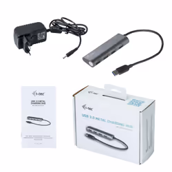 i-tec Metal U3HUB448 hub di interfaccia USB 3.2 Gen 1 (3.1 Gen 1) Type-A 5000 Mbit/s Grigio - Vista aggiuntiva 7