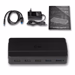 i-tec U3HUB742 hub di interfaccia USB 3.2 Gen 1 (3.1 Gen 1) Type-B 5000 Mbit/s Nero - Vista aggiuntiva 5