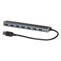 i-tec 3HUB778UK USB 3.2 Gen 1 (3.1 Gen 1) Type-A 5000 Mbit/s Argento