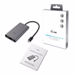 i-tec Video adattatore Thunderbolt 3 Dual DP - Vista aggiuntiva 4
