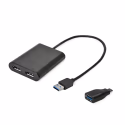i-tec USB 3.0 / USB-C Dual 4K DP Video Adapter, 3.2 Gen 1 (3.1 Gen 1), USB tipo A, Uscite Displayport, 5120 x 2880 Pixel