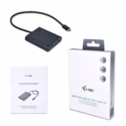 i-tec USB-C 3.1 Dual 4K DP Video Adapter - Vista aggiuntiva 4