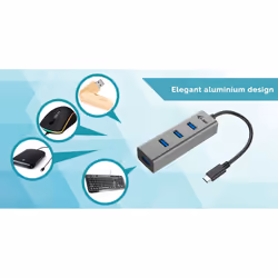 i-tec Metal USB-C HUB 4 Port - Vista aggiuntiva 5