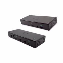 i-tec TB3CDUALDPDOCKPD, Cablato, Thunderbolt 3, 85 W, 3,5 mm, 10,100,1000 Mbit/s, Nero