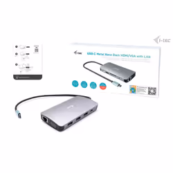 i-tec Metal USB-C Travel Nano Dock HDMI/VGA with LAN + Power Delivery 100 W - Vista aggiuntiva 7