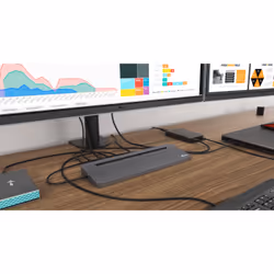 i-tec Metal USB-C Ergonomic 4K 3x Display Docking Station + Power Delivery 85 W - Vista aggiuntiva 6