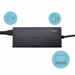 i-tec USB-C Dual Display Docking Station with Power Delivery 65W + Universal Charger 77 W - Vista aggiuntiva 7