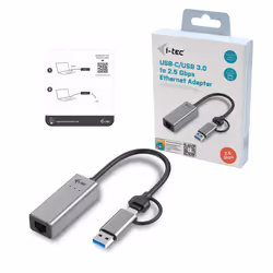 i-tec Metal USB-C/USB-A 2.5Gbps Ethernet Adapter - Vista aggiuntiva 4