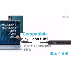 i-tec Metal USB-A/USB-C HUB 2x USB 3.0 + 2x USB-C (10 Gbps) - Vista aggiuntiva 4