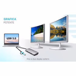 i-tec USB 3.0 USB-C/Thunderbolt 3x Display Metal Nano Dock with LAN + Power Delivery 100 W - Vista aggiuntiva 6