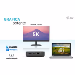 i-tec USB-C HDMI Dual DP Docking Station with Power Delivery 100 W - Vista aggiuntiva 8