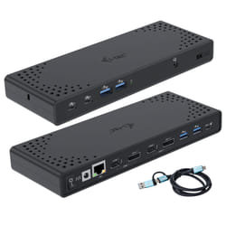 i-tec CADUA4KDOCKPDL2 replicatore di porte e docking station per laptop Cablato USB 3.2 Gen 1 (3.1 Gen 1) Type-C Nero