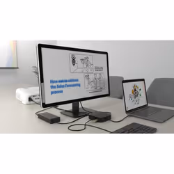 i-tec Thunderbolt 3 Travel Dock Dual 4K Display with Power Delivery 60W + Universal Charger 77 W - Vista aggiuntiva 6