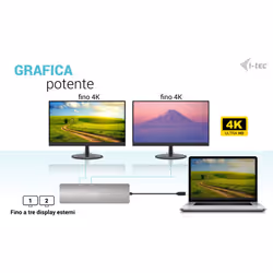 i-tec USB-C Metal Nano 2x Display Docking Station + Power Delivery 100 W - Vista aggiuntiva 6