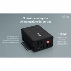 i-tec USB-C/USB-A Metal Charging + data HUB, 15W per port, 10x USB-C - Vista aggiuntiva 7