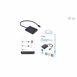 i-tec USB-C Dual 4K/60Hz (single 8K/30Hz) DP Video Adapter - Vista aggiuntiva 4