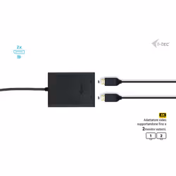 i-tec USB-C Dual 4K/60Hz (single 8K/30Hz) DP Video Adapter - Vista aggiuntiva 8