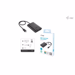 i-tec USB-C Dual 4K/60Hz (single 8K/30Hz) HDMI Video Adapter - Vista aggiuntiva 4