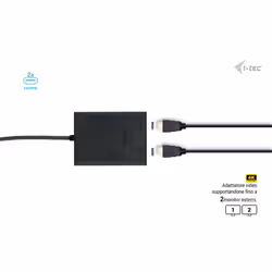 i-tec USB-C Dual 4K/60Hz (single 8K/30Hz) HDMI Video Adapter - Vista aggiuntiva 8
