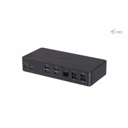 i-tec CADUAL4KDOCKPD2UK replicatore di porte e docking station per laptop Cablato USB 3.2 Gen 1 (3.1 Gen 1) Type-C Nero