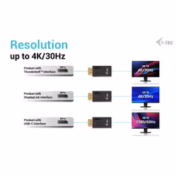 i-tec Passive DisplayPort to HDMI Adapter (max 4K/30Hz) - Vista aggiuntiva 4