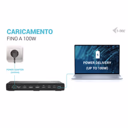 i-tec USB-C Triple Display Docking Station Gen 2 + Power Delivery 100W - Vista aggiuntiva 5