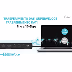 i-tec USB-C Triple Display Docking Station Gen 2 + Power Delivery 100W - Vista aggiuntiva 8