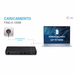 i-tec USB-C Triple Display Docking Station Gen 2 Pro + Power Delivery 100W - Vista aggiuntiva 6