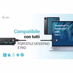 i-tec USB-C Triple Display Docking Station Gen 2 Pro + Power Delivery 100W - Vista aggiuntiva 7