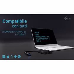 i-tec USB-A/USB-C Dual 4K/60 Hz HDMI Video Adapter - Vista aggiuntiva 5
