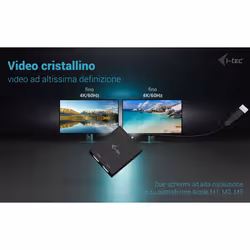 i-tec USB-A/USB-C Dual 4K/60 Hz HDMI Video Adapter - Vista aggiuntiva 6