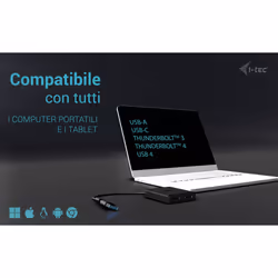 i-tec USB-A/USB-C Dual 4K/60 Hz DisplayPort Video Adapter - Vista aggiuntiva 5