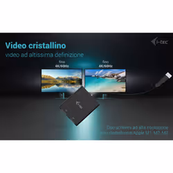 i-tec USB-A/USB-C Dual 4K/60 Hz DisplayPort Video Adapter - Vista aggiuntiva 6