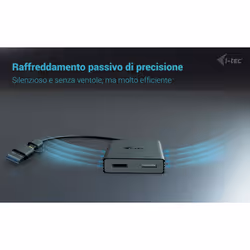i-tec USB-A/USB-C Dual 4K/60 Hz DisplayPort Video Adapter - Vista aggiuntiva 7