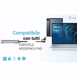 i-tec USB-C/USB-A Metal HUB 1x USB 3.0 + 3x USB 2.0 - Vista aggiuntiva 5