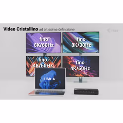 i-tec Universal 6x 4K/60Hz Display Docking Station + Power Delivery 140W - Vista aggiuntiva 8