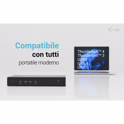 i-tec Universal 5x 4K/60Hz Display Docking Station + Power Delivery 100W - Vista aggiuntiva 5