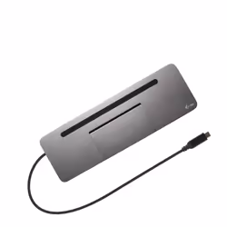 i-tec Metal SB-C Ergonomic 4K 3x Display Docking Station with Power Delivery 85 W + Universal Charger 100 W - Vista aggiuntiva 4