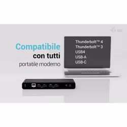 i-tec Universal Dual 4K Display Docking Station + Power Delivery 85W - Vista aggiuntiva 4