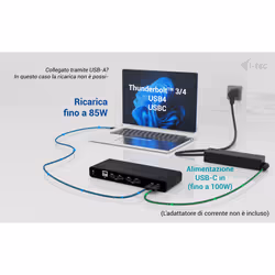 i-tec Universal Dual 4K Display Docking Station + Power Delivery 85W - Vista aggiuntiva 6