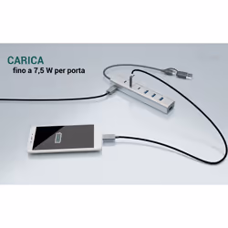 i-tec USB-C/USB-A Charging Metal HUB 7 port (3x USB-C, 4x USB-A) - Vista aggiuntiva 8