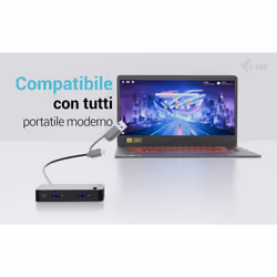 i-tec Universal KVM HUB 2x USB-C + 2x USB-A 3.0 - Vista aggiuntiva 6