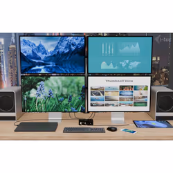 i-tec Thunderbolt5 Quattro Display Docking Station, 5x USB, 2.5 GLAN + Power Delivery 140W - Vista aggiuntiva 4