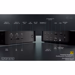 i-tec Thunderbolt5 Quattro Display Docking Station, 5x USB, 2.5 GLAN + Power Delivery 140W - Vista aggiuntiva 5