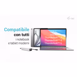 i-tec Metal USB-C Charging HUB 5port with USB-C video 8K + Power Delivery 85W - Vista aggiuntiva 8