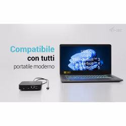 i-tec USB-C Dual HDMI Docking Station with Power Delivery 100 W - Vista aggiuntiva 6