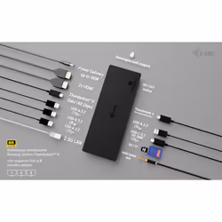 i-tec Thunderbolt4 Triple Display Docking Station + Power Delivery 96W - Vista aggiuntiva 5