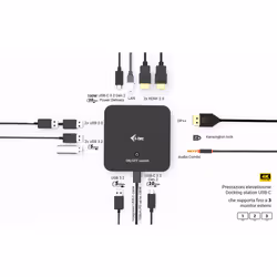 i-tec USB-C DP Dual HDMI Docking Station with Power Delivery 100 W - Vista aggiuntiva 5