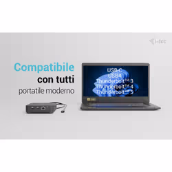 i-tec USB-C DP Dual HDMI Docking Station with Power Delivery 100 W - Vista aggiuntiva 6